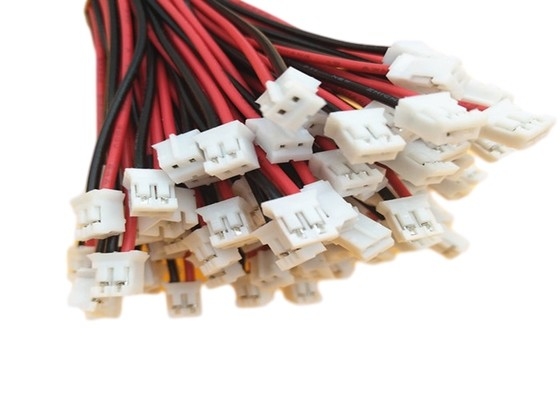 Het rode en Zwarte 26 AWG-Mannetje van de Uitrustingsjst PH 2PIN van de Douanedraad aan Vrouwelijke Stopkabel
