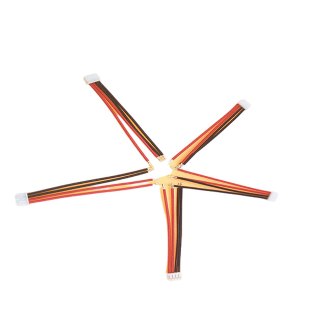 De hoogtewijfje van MOLEX 51021 4pin 1.25mm met 24 AGW draaduitrusting voor Beslag