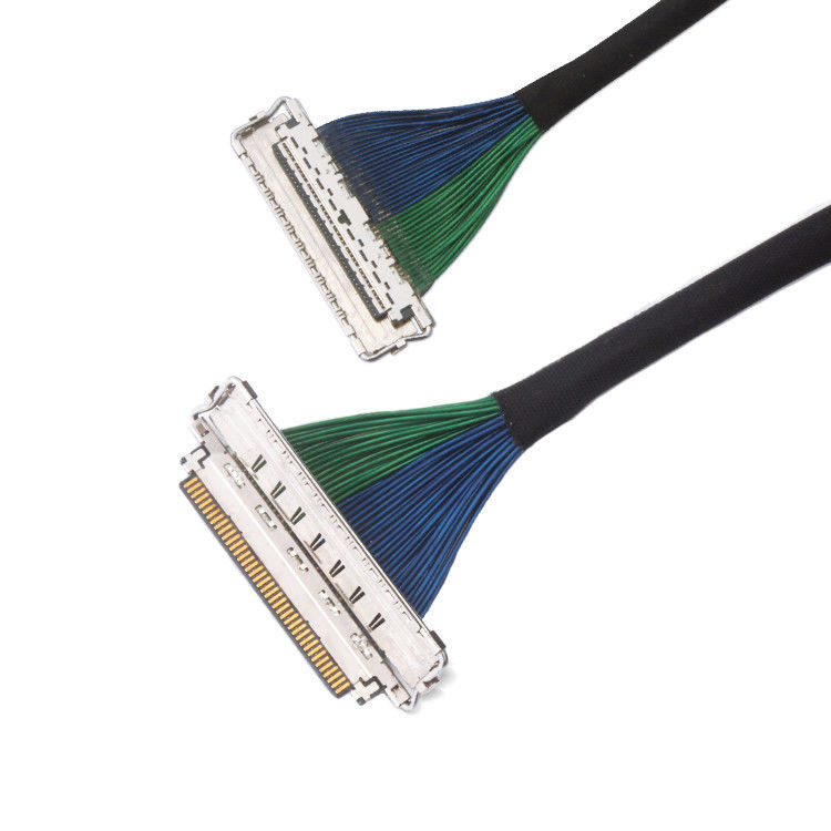 EMI Shielding 60-pin Micro Coaxial Cable, I Pex CABLINE-CA II PLUS LVDS EDP Cable met 20788 060T 01