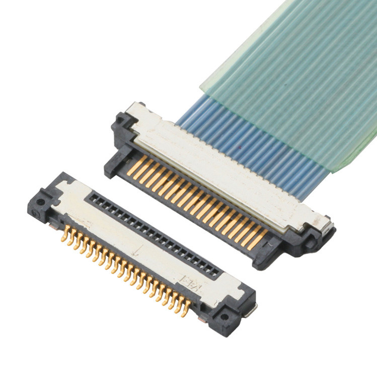 Fabrieksbord Side Micro Coaxial Cable Connector Is Rechthoek Type