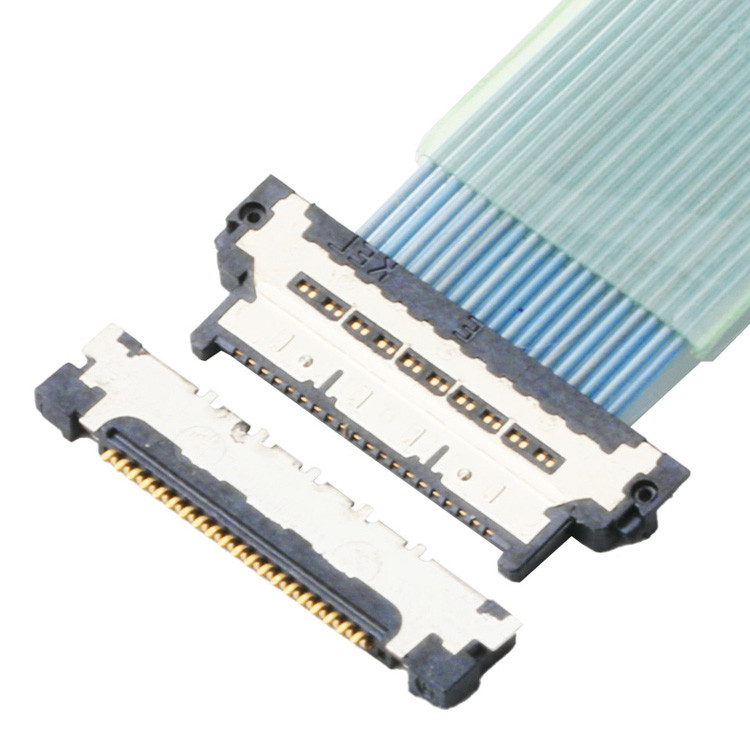 Fabrieksbord Side Micro Coaxial Cable Connector Is Rechthoek Type