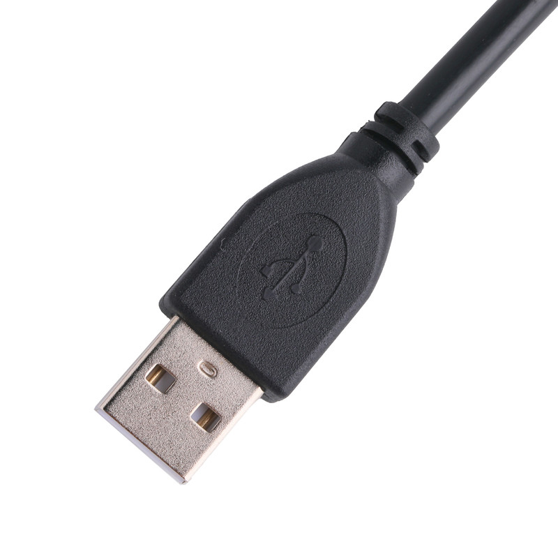 Vlies Zwart UL Printer Connector kabel USB 2.0 Type A tot Type B Vergrendeling