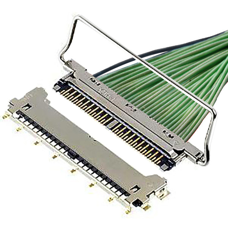 CABLINE-CX II 40-pin kabel zonder deksel, voorzien van 20978-040T-01, A40-pin LVDS connector met 0,25mm pitch en horizon