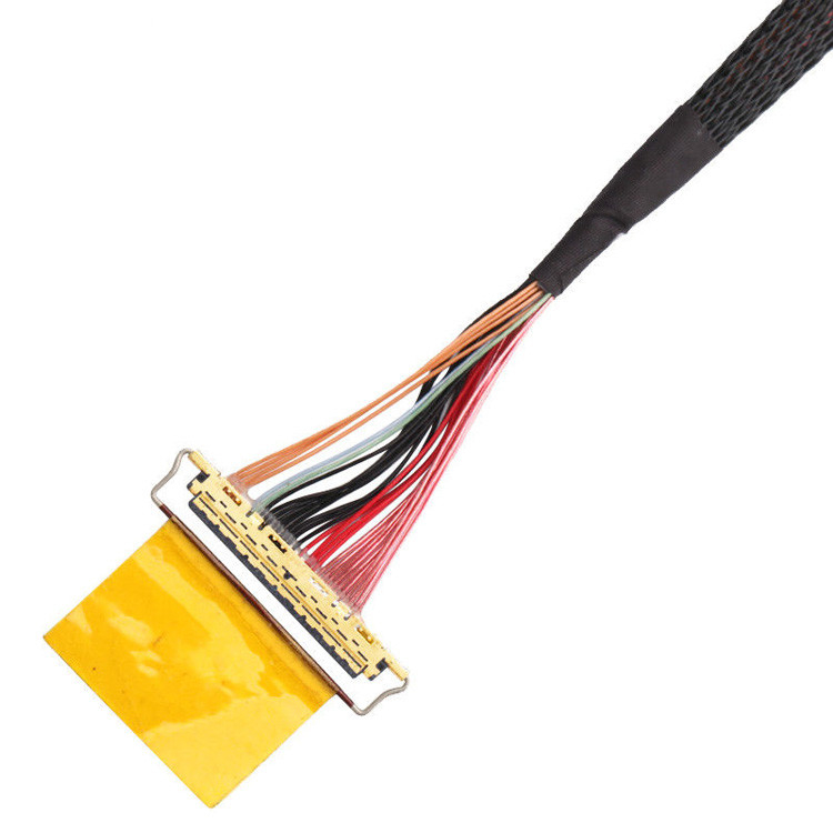 Fabriek 36AWG Lvds kabel assemblage I Pex 20453-240t-01 tot 20453-240t-01 40P 0,4 mm Pitch