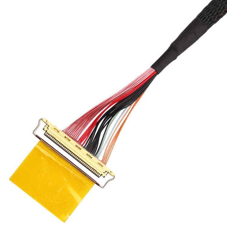 Fabriek 36AWG Lvds kabel assemblage I Pex 20453-240t-01 tot 20453-240t-01 40P 0,4 mm Pitch