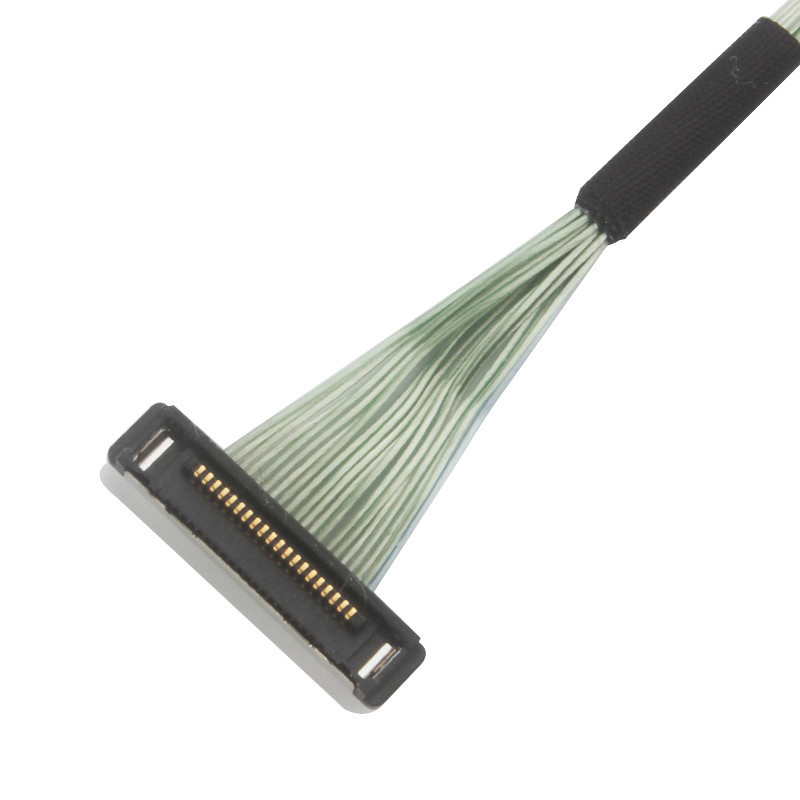 0.4mm Pitch IPEX 20380-R20T-06 Micro Coaxial Cable lvds connector kabel 20P 0.4mm pitch