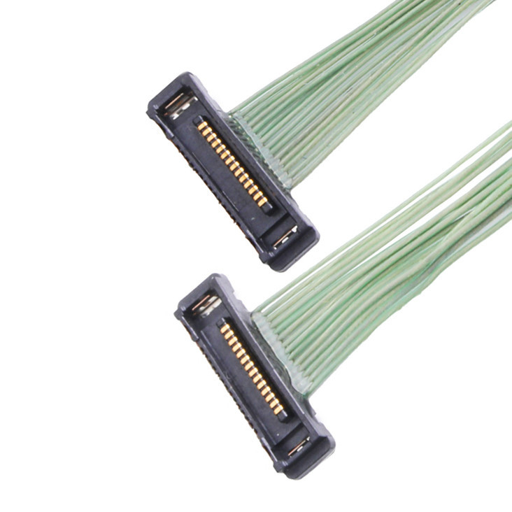I-Pex Kabel ss 35P Micro Coaxial Kabel 20380-035t-06 Lvds Connector 0.4mm Pitch Right Angle