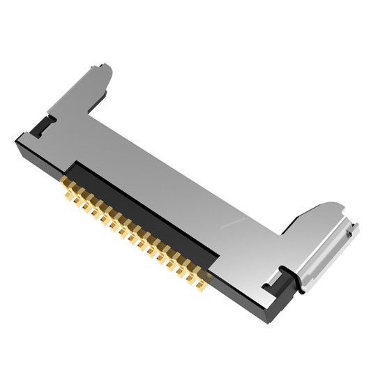 Micro-coaxkabelassemblage 20345-015T-32R met 15 pinnen, met een 0,4 mm pitch en een horizontaal paringstype microcoax