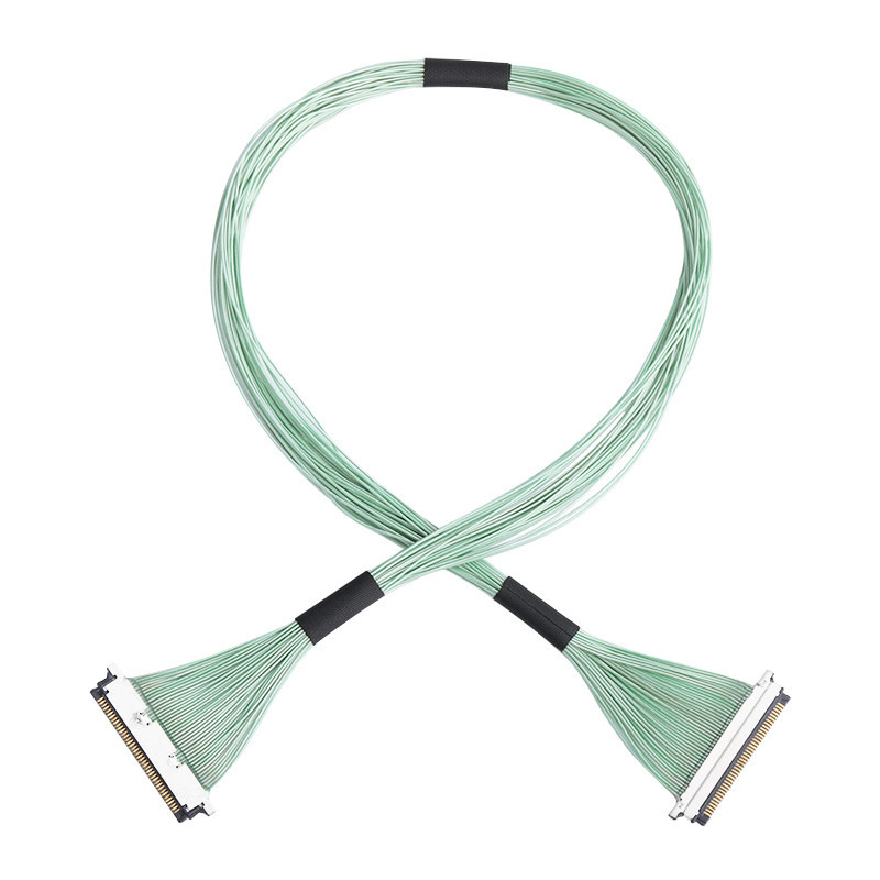 Micro-coaxkabelassemblage 20345-015T-32R met 15 pinnen, met een 0,4 mm pitch en een horizontaal paringstype microcoax