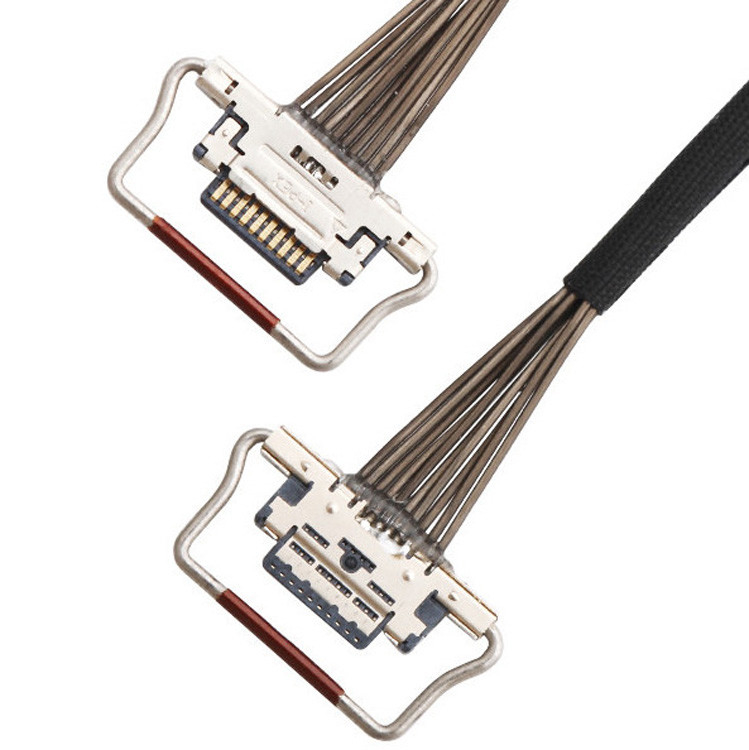 Fabriek 10 Pin Micro Coaxial Cable 0.4mm Pitch 20633-310T-01S Lvds Voor Thermische Camera