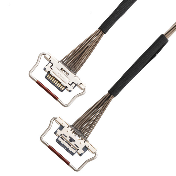 Fabriek 10 Pin Micro Coaxial Cable 0.4mm Pitch 20633-310T-01S Lvds Voor Thermische Camera