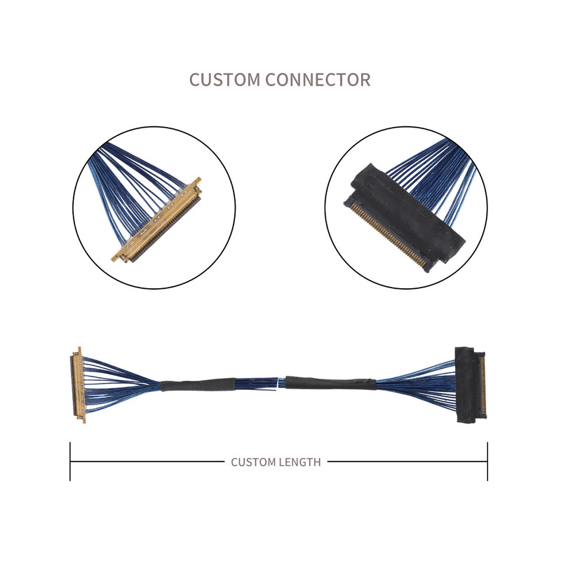 Lvds JAE Micro Coaxial Cable FI JT40C CSH1 tot HD1P040MA1 Voor gebruik in Virtual Reality-apparaten