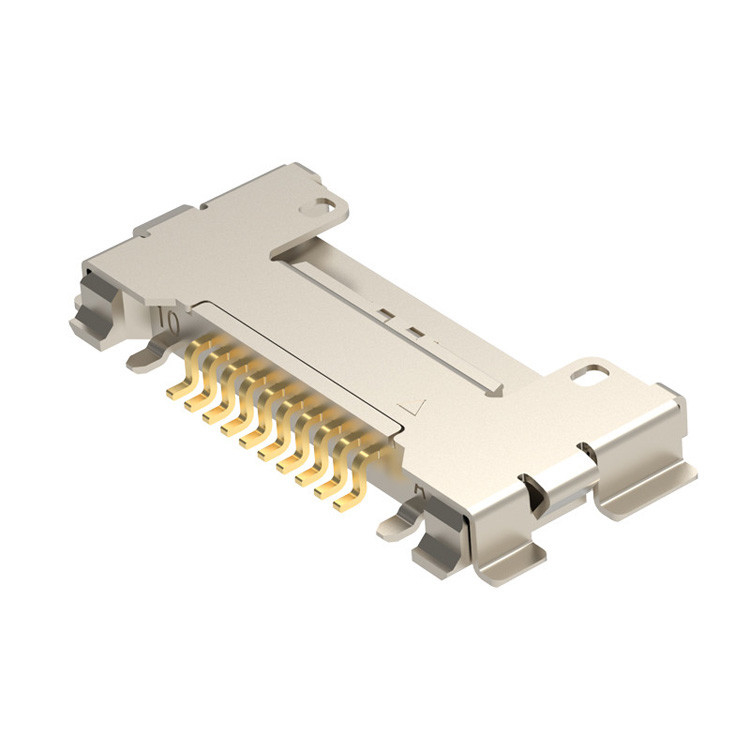 CABLINE-CA 10p 20633-310T-01S Micro-Coaxial Connector Met Mechanische Lock Plug Is In