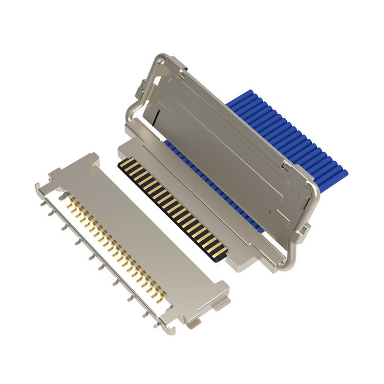 Fabriekskabel-VS II 20846-020T-01 0,5 mm pitch horizontale koppeling type micro-coaxiale connector