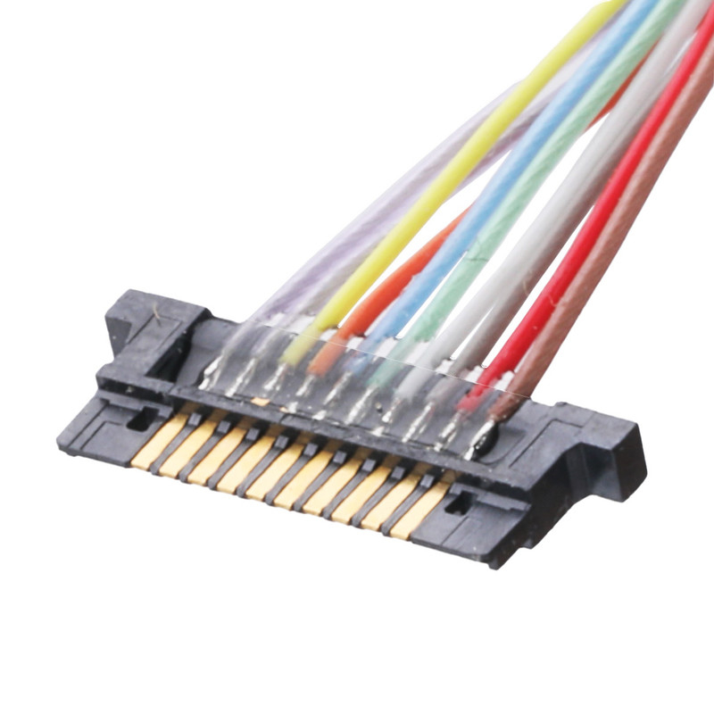 Schakelaar van de Lvds de Coaxiale Kabel voor Lcd Monitor dw-5 20598-010T-02 0.5mm Hoogte 10 Speld