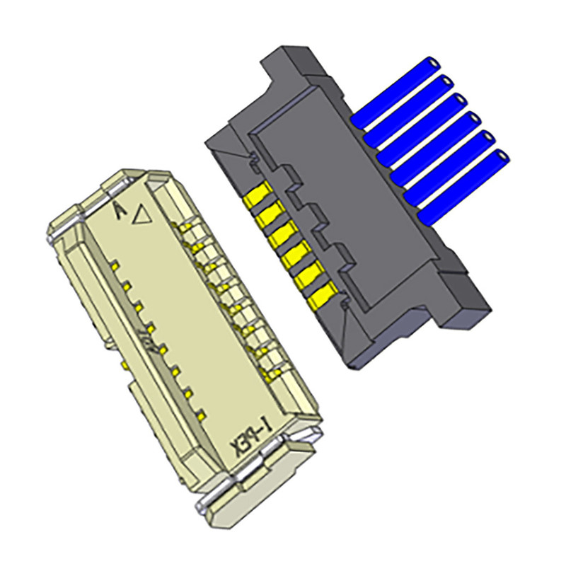 Schakelaar van de Lvds de Coaxiale Kabel voor Lcd Monitor dw-5 20598-010T-02 0.5mm Hoogte 10 Speld