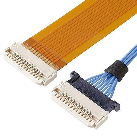 Schakelaar van de Lvds de Coaxiale Kabel voor Lcd Monitor dw-5 20598-006T-02 0.5mm Hoogte 6 Pin Fpc