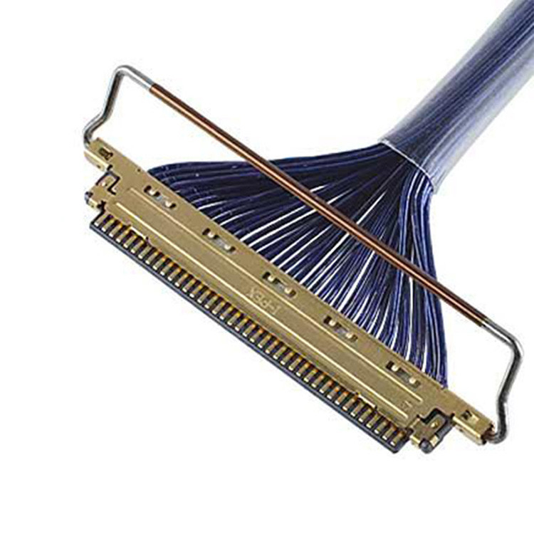 Horizontale koppeling Type Micro-Coaxial CABLINE-VS 20453 20454 20455-240T A40E-76 2574 2576-0402 Coaxial Cable 0,4 mm Pitch