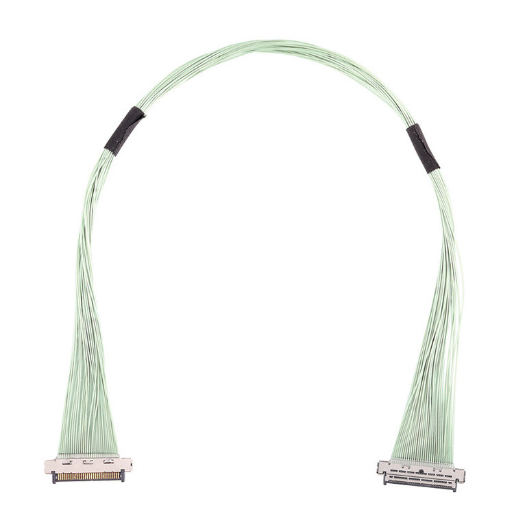 Micro coaxiale kabelverbinding KEL USL20 30SS met 0,4 mm pitch, IDC-verbinding