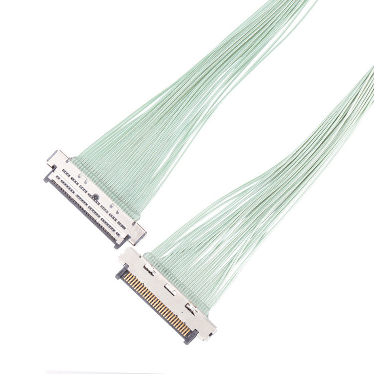 Micro coaxiale kabelverbinding KEL USL20 30SS met 0,4 mm pitch, IDC-verbinding