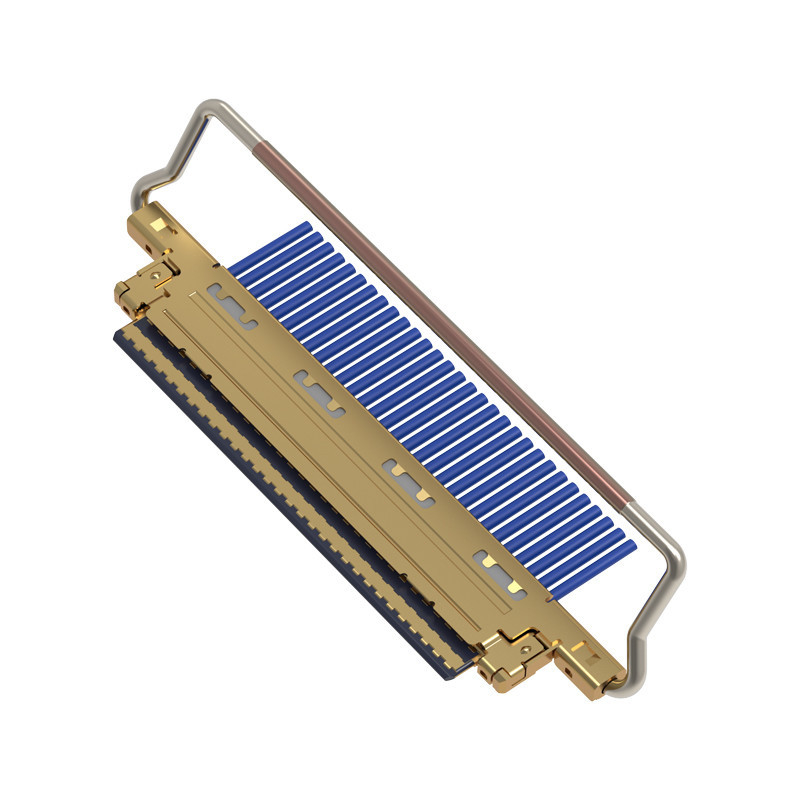 Cabline-VERSUS 20453-230T-03 0,5 mm-hoogte, Horizontale het koppelen type micro-coaxiale schakelaar