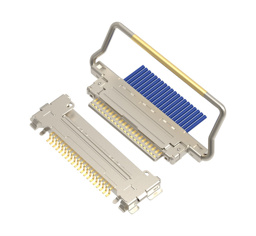 Micro- van cabline-CA 20pin 20633-220T-01S Coaxiale Kabel 0,4 mm-hoogte, Horizontale het koppelen type micro-Coaxiale schakelaar