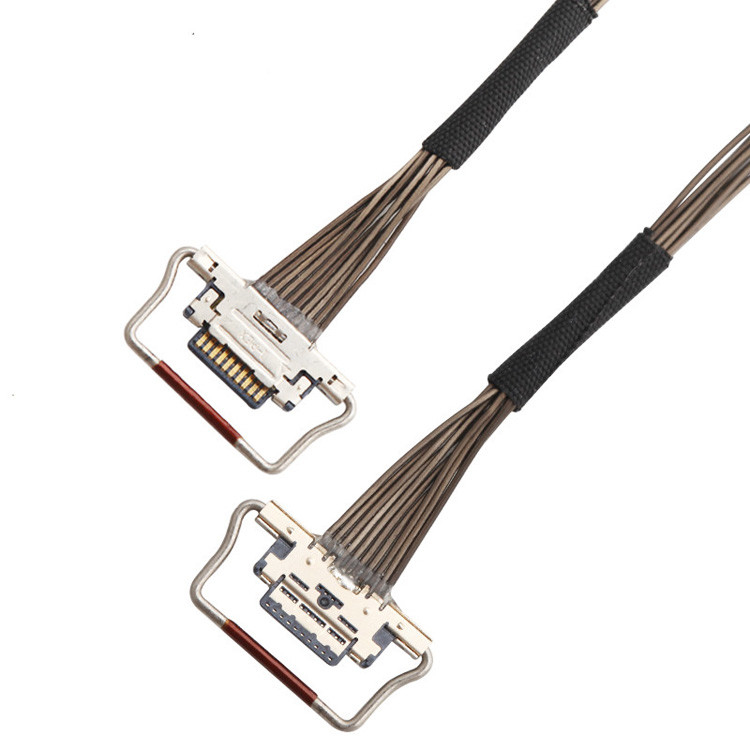 10 Pin EDP I-PEX Coaxiale LVDS kabel 0,4 mm Pitch 20633-310T-01S 38AWG