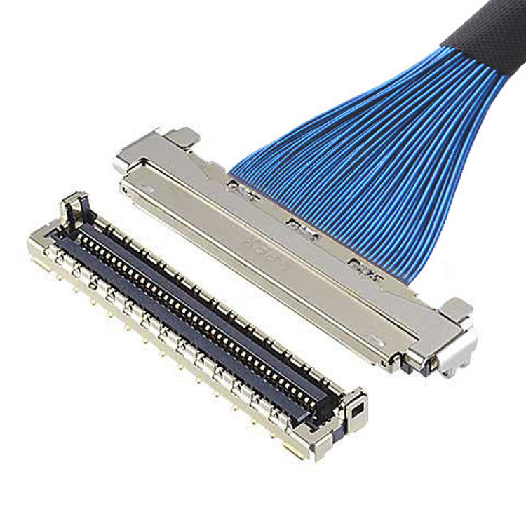 Microcoaxiale LVDS-kabel met EMC-bescherming en mechanisch vergrendelen IPEX MICRO COAX-KABEL 30P CABLINE-UM 20878-030T-01