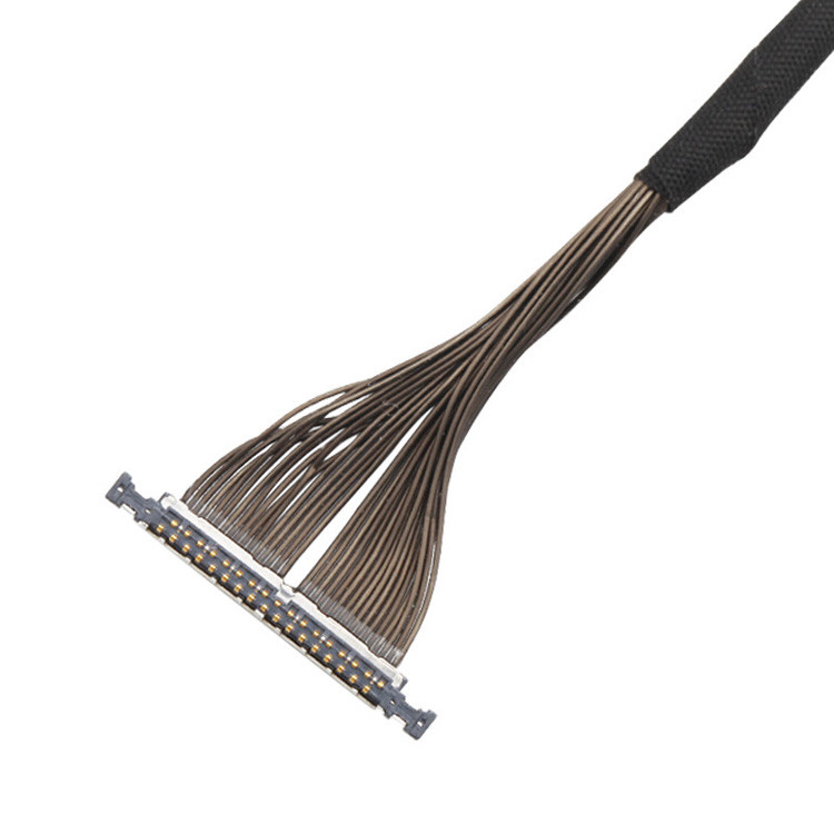 Lvds-kabel voor drones 32P-connector 32 pin micro coaxkabel I PEX 0,3 mm pitch 20496-032T-40