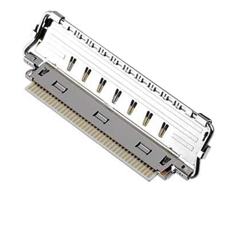 IIF 20856-040T-01 50P micro coaxkabelassemblage volledig afgeschermd met meerpuntsgrondslag en mechanisch slot