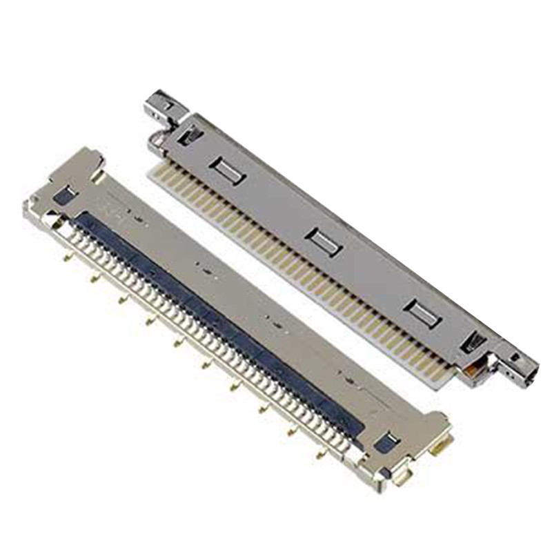IIF 20856-040T-01 50P micro coaxkabelassemblage volledig afgeschermd met meerpuntsgrondslag en mechanisch slot