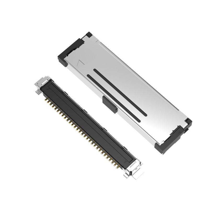 FPL II 20437-030T-01 Horizontaal koppeltype Micro-coaxiale connector met mechanisch slot 30Pin 40P 50P 0,4 mm pitch