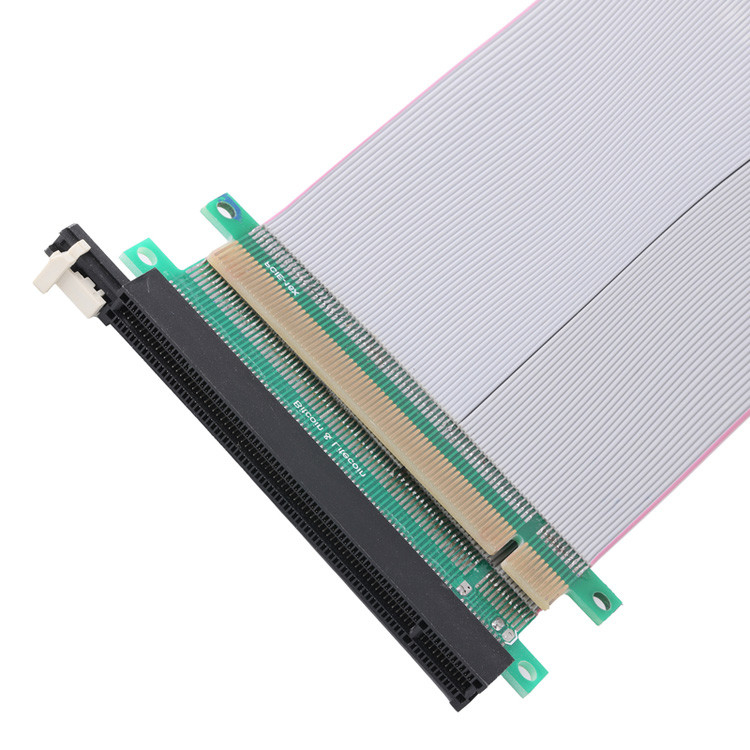 PCIE Graphics Card Extension Cable voor mijnmachines PCB Extremely Fine Coaxial Cable