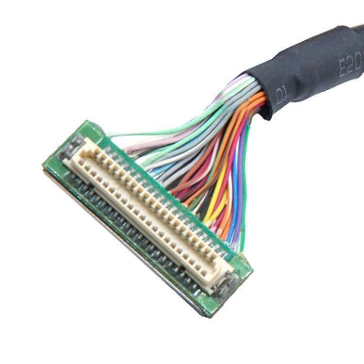 LVDS-kabelconnectoren Signalgegevensoverdracht van DF14-20P-1.25H naar PH2.0-6P-connector en DH2.0-T-terminal