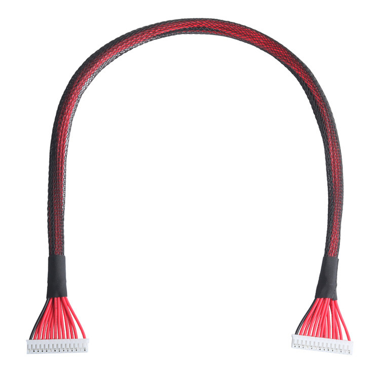 Aanpassingskabelassemblage OEM/ODM ROHS voor JST PH-14P-connector LVDS-displayconnector