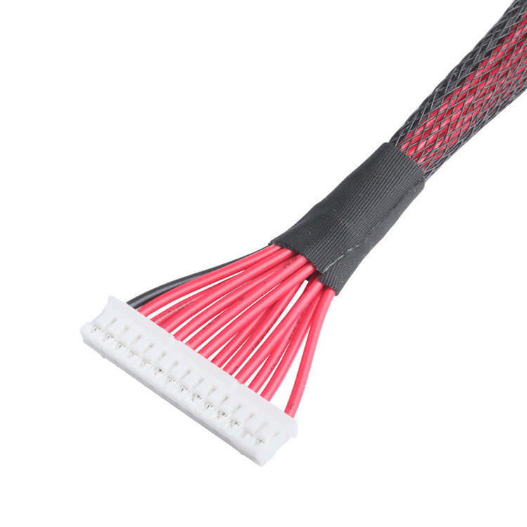 Aanpassingskabelassemblage OEM/ODM ROHS voor JST PH-14P-connector LVDS-displayconnector