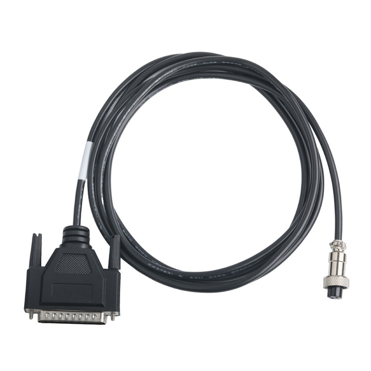 Op maat gemaakte kabelverbindingen OEM/ODM voor CLEAR PVC 30P D-SUB Vrouwelijk tot GX12 M12-2P Connector