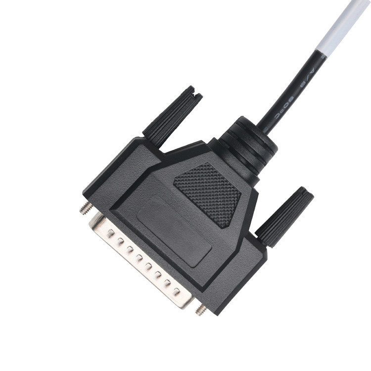 Op maat gemaakte kabelverbindingen OEM/ODM voor CLEAR PVC 30P D-SUB Vrouwelijk tot GX12 M12-2P Connector