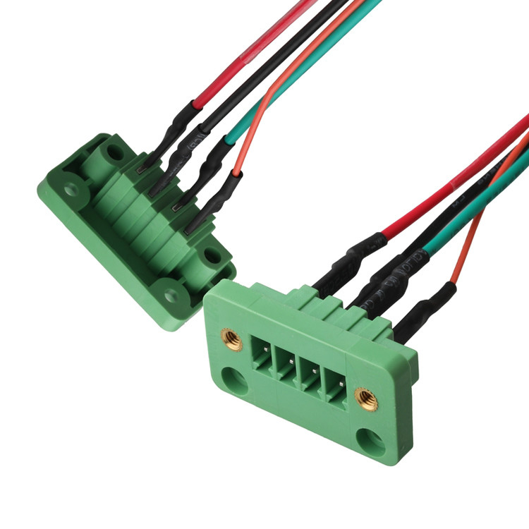 DFK-MC JL15CDGV-3.81 4Pin tot MX1.25-12Pin en UL Lobel Door de muur