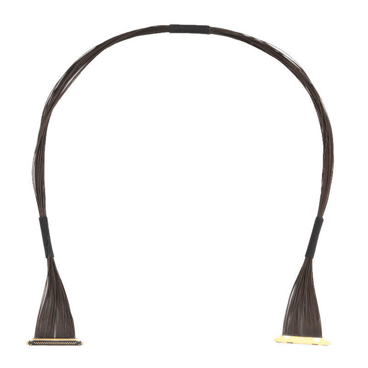 IPEX CABLINE®-UX II 40P UL11130 46AWG micro-coaxiale kabelassemblage I-PEX 20531-040t-02 IDC vormen OEM/ODM