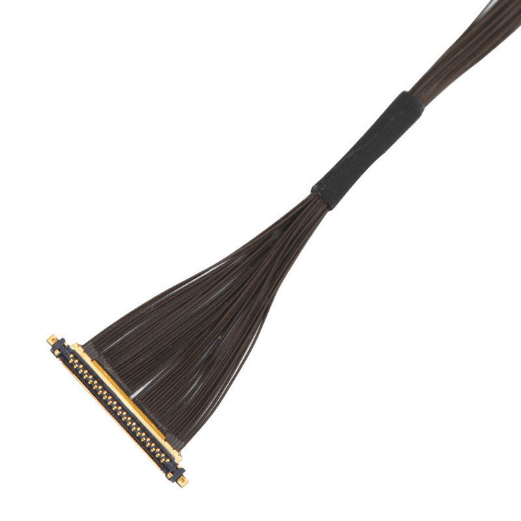 IPEX CABLINE®-UX II 40P UL11130 46AWG micro-coaxiale kabelassemblage I-PEX 20531-040t-02 IDC vormen OEM/ODM