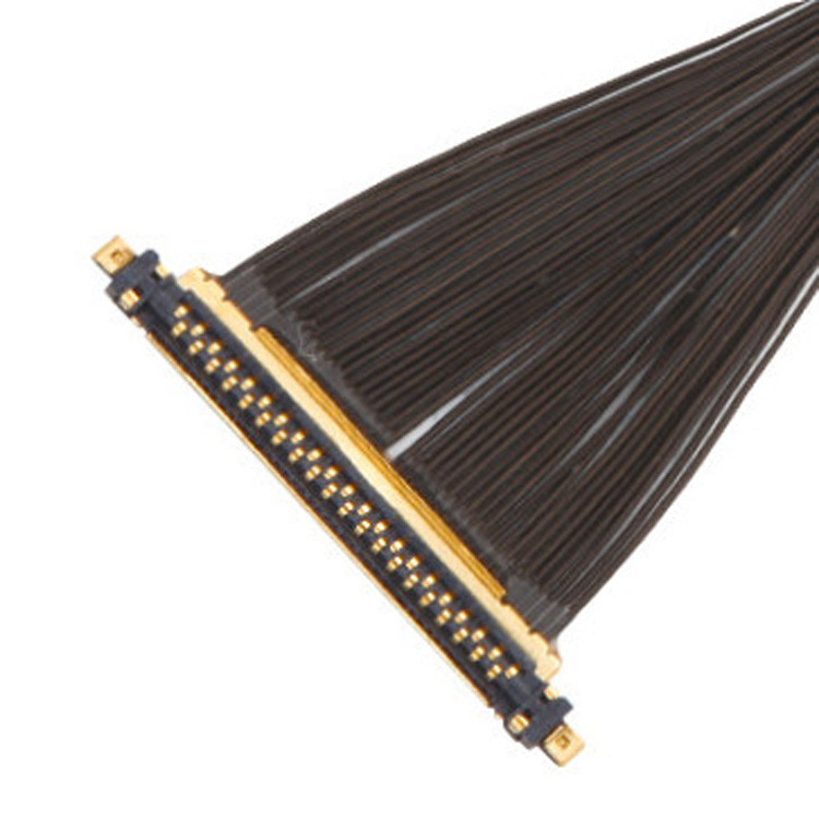 IPEX CABLINE®-UX II 40P UL11130 46AWG micro-coaxiale kabelassemblage I-PEX 20531-040t-02 IDC vormen OEM/ODM