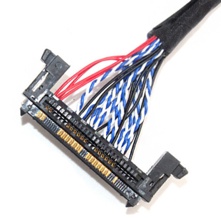 LCD-LVDS-kabelassemblage 1,0 mm Pitch JAE Fix-30ssl-Hf tot  DF13 EDP 26AWG