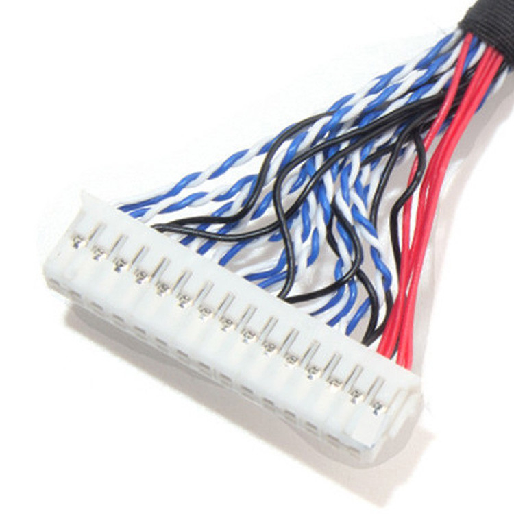 LCD-LVDS-kabelassemblage 1,0 mm Pitch JAE Fix-30ssl-Hf tot  DF13 EDP 26AWG