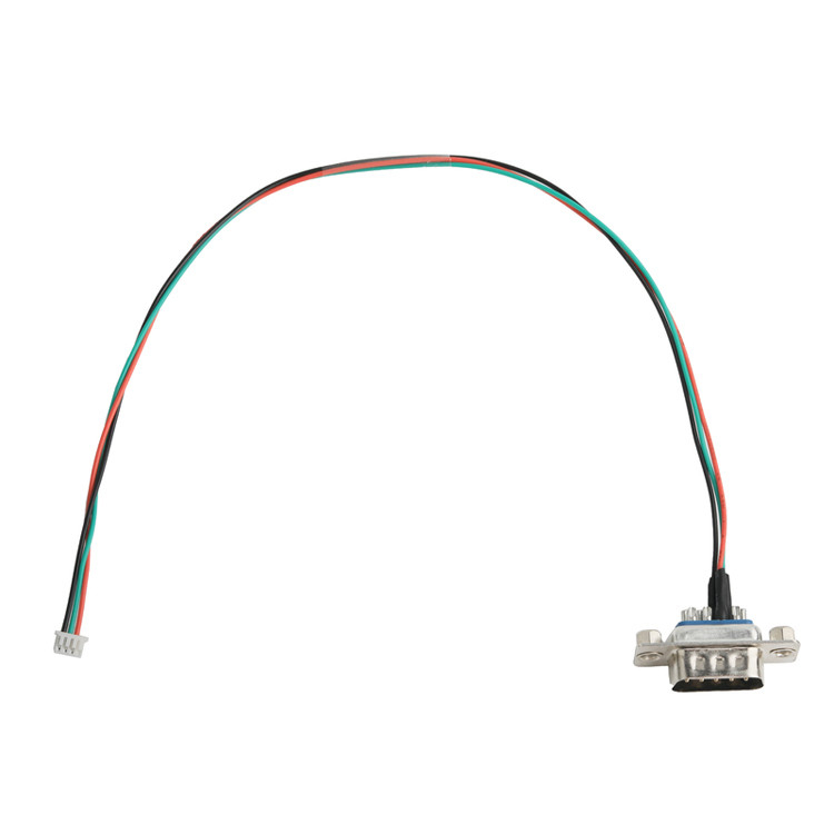DB 9P LVDS kabelassemblage D-SUB-9P Mannelijke soldeer naar MX1.25mm 4Pin draadconnector OEM/ODM