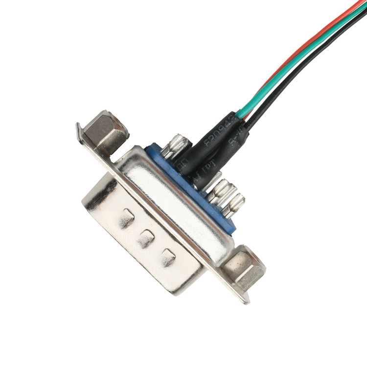 DB 9P LVDS kabelassemblage D-SUB-9P Mannelijke soldeer naar MX1.25mm 4Pin draadconnector OEM/ODM