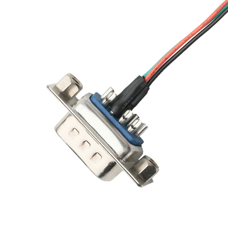 DB 9P LVDS kabelassemblage D-SUB-9P Mannelijke soldeer naar MX1.25mm 4Pin draadconnector OEM/ODM