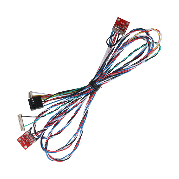 Gecombineerde op maat gemaakte kabel JST RF-10 tot DF13-14S-1.25C DF13-5S-1.25C en SEN-13314 kabelverbindingsassemblage