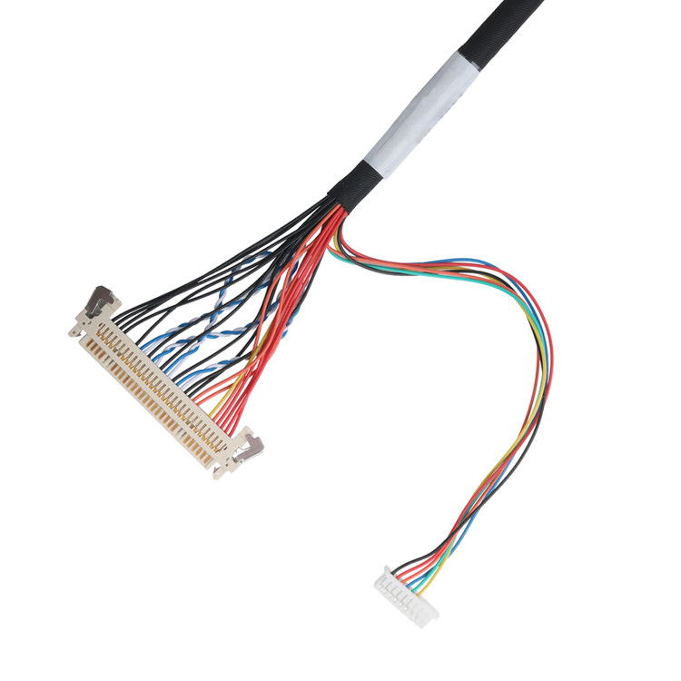 LVDS-kabel FI-X30HL 30P tot DF20A-40P of 9P HSG-kabel coaxialconnector OEM/ODM