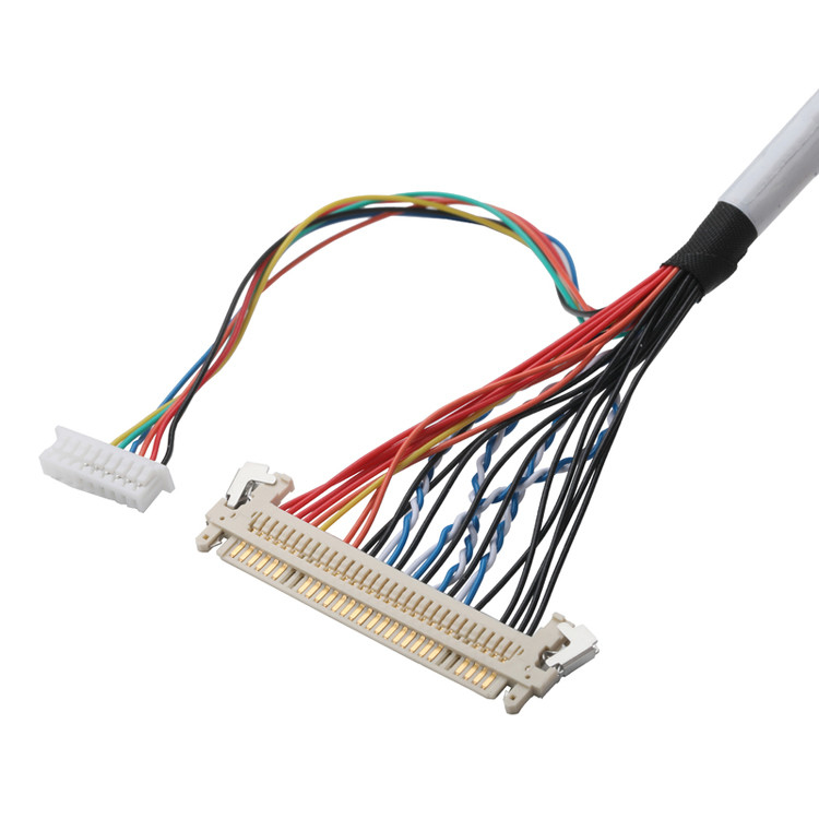 LVDS-kabel FI-X30HL 30P tot DF20A-40P of 9P HSG-kabel coaxialconnector OEM/ODM